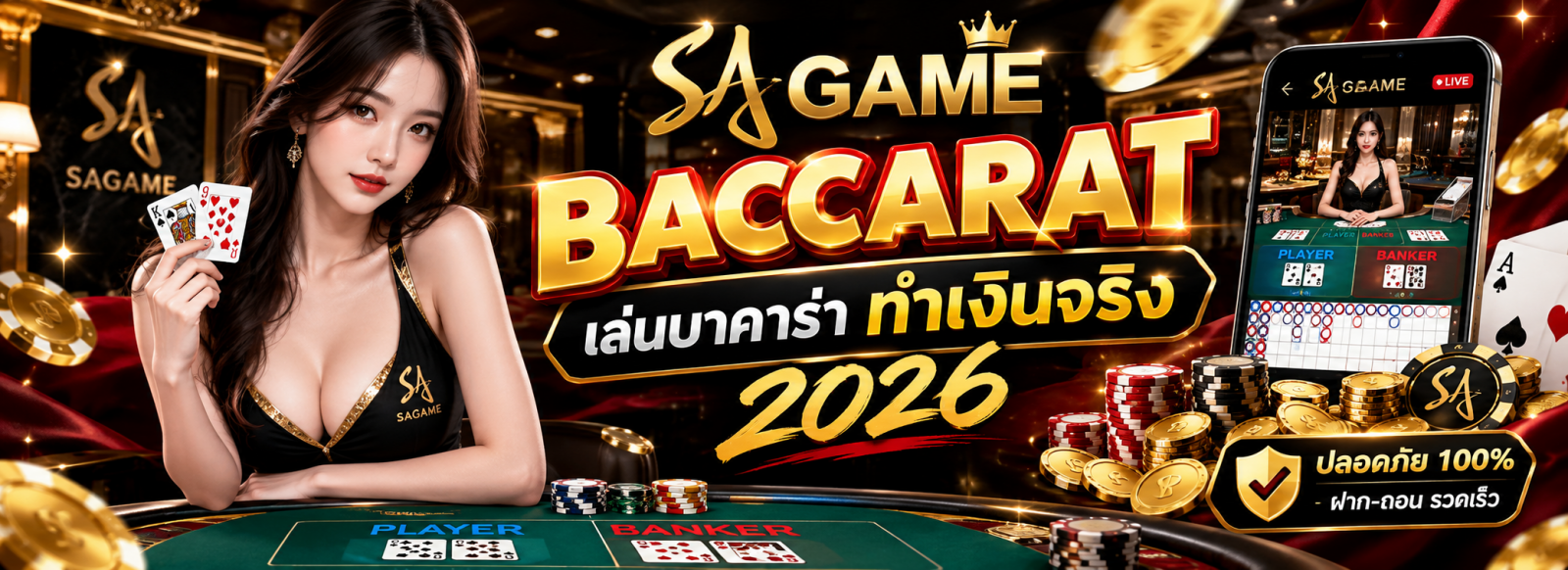 SAGAME BACCARAT เล่นบาคาร่าทำเงินจริง 2026