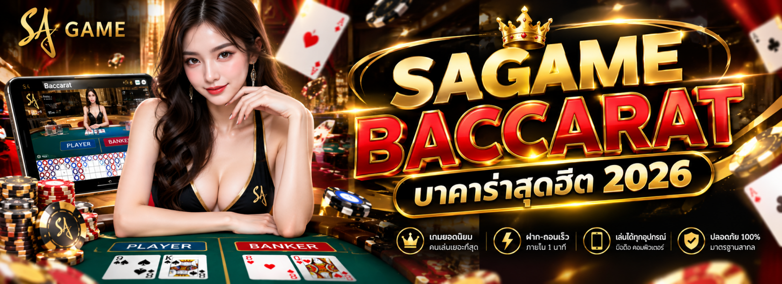 SAGAME BACCARAT บาคาร่าสุดฮิต 2026