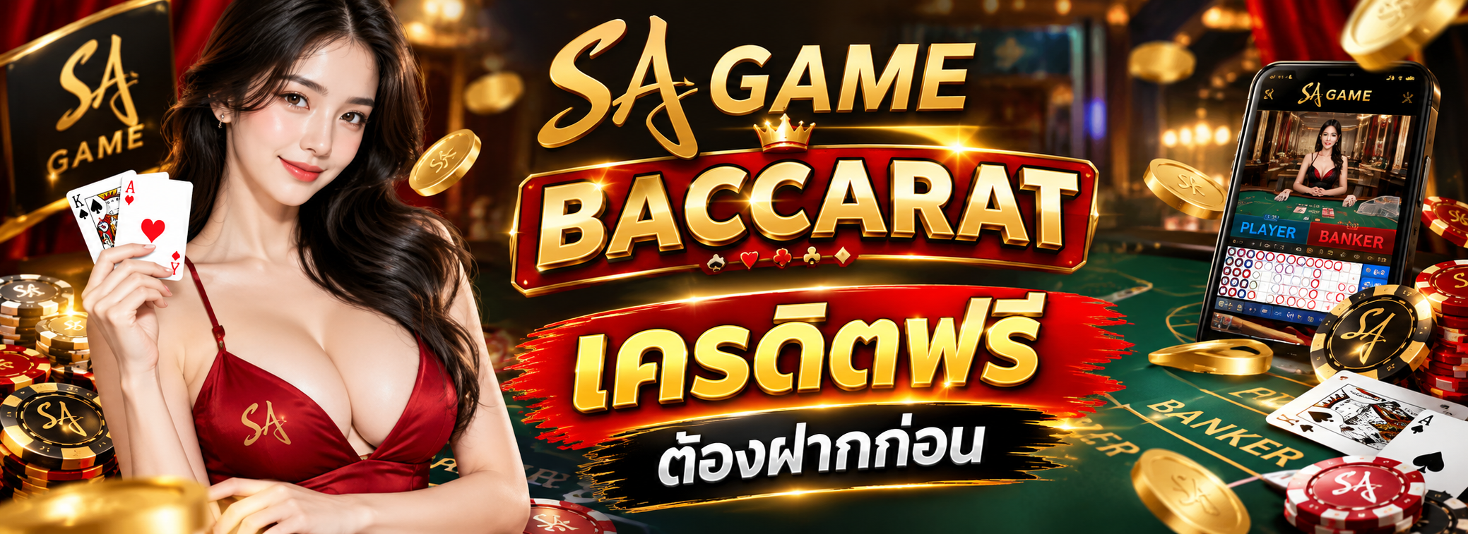 SAGAME BACCARAT เครดิตฟรี ไม่ต้องฝากก่อน