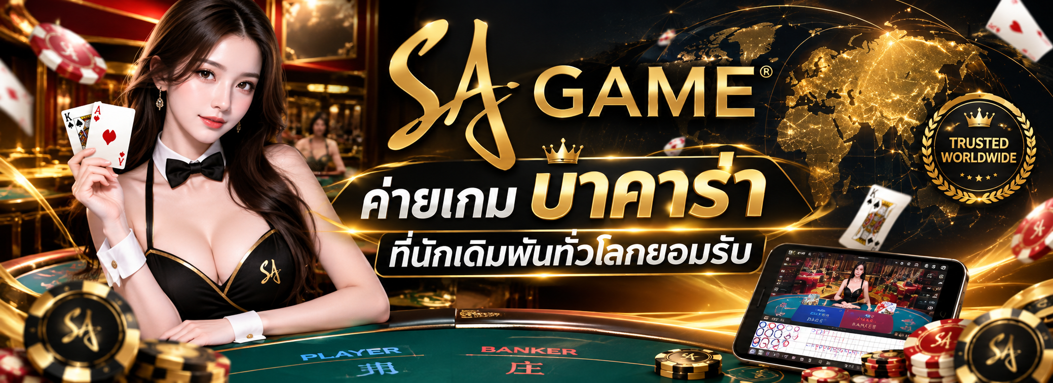 SAGAME ค่ายเกม บาคาร่า ที่นักเดิมพันทั่วโลกยอมรับ